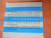 La croyance - Premières leçons