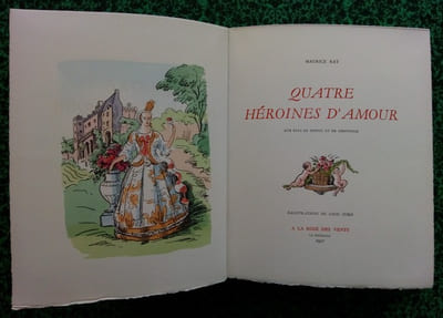 Quatre Héroines d'Amour ( Au pays de Poitou et de Saintonge ).