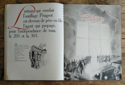Catalogue publicitaire des Automobiles Peugeot.. PEUGEOT Automobile ( Catalogue de publicité )