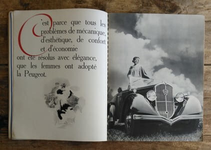 Catalogue publicitaire des Automobiles Peugeot.. PEUGEOT Automobile ( Catalogue de publicité )