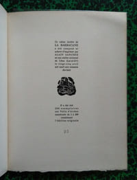 Revue La Barbacane ( Albert-Birot, Duprez, Galan, Guillevic, Labrusse, Lemoigne, Nabert ).