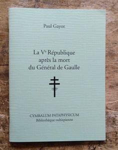 La Vè République après la mort du Général de Gaulle.