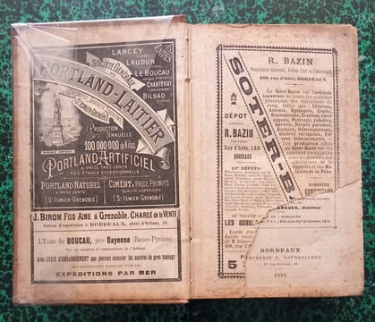 Annuaire de la Gironde 1892 ( 41 è année ).. LAGRELL E. et LESFARGUES Ch.