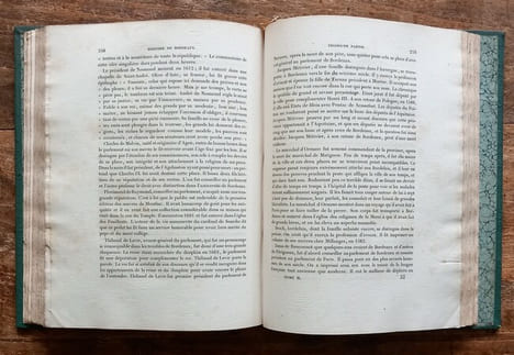 Histoire de la Ville de Bordeaux.. DOM DEVIENNE ( Charles Jean Baptiste d’AGNEAUX de VIENNE dit )