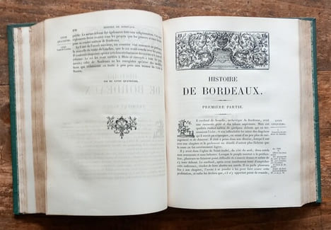 Histoire de la Ville de Bordeaux.. DOM DEVIENNE ( Charles Jean Baptiste d’AGNEAUX de VIENNE dit )