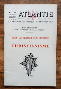 Vers un retour aux sources du Christianisme.