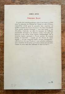 Giacomo Joyce.