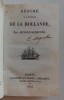 R&eacute;sum&eacute; de l’histoire d’Hollande.. SCHEFFER Arnold