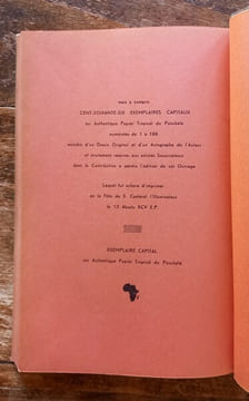 L’Afrique des Impressions ( petit guide pratique à l’usage du voyageur ).. FERRY Jean
