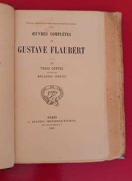 Oeuvres complètes ( édition définitive d’après les manuscrits originaux ).. FLAUBERT Gustave