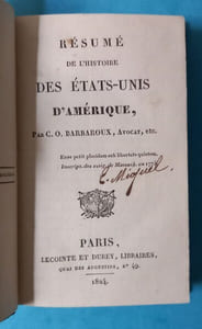 Résumé de l'histoire des Etats-Unis d’Amérique.