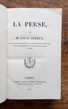 La Perse.. DUBEUX Louis
