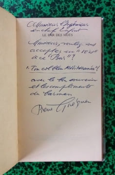 Le bar des mots ( suivi de Adam Granitique ).. GUEGUEN Pierre