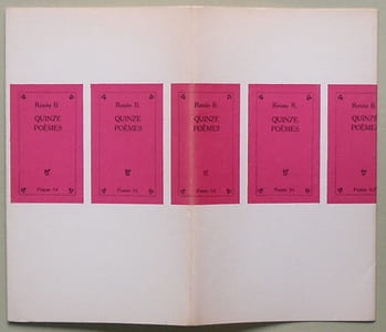Quinze poèmes ( 1951-1952 ).