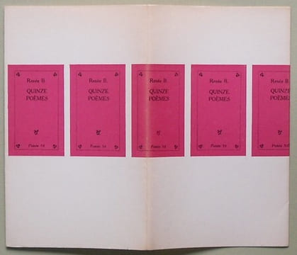 Quinze poèmes ( 1951-1952 ).. BESLON-DEGOTTEX Renée ( Renée B. )