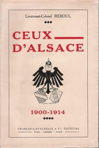 Ceux d'Alsace 1900-1914.