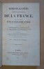 Bibliographie historique et topographique de la France ou catalogue de tous les ouvrages imprim&eacute;s en fran&ccedil;ais depuis le XV&egrave; si&egrave;cle jusqu'au mois ...