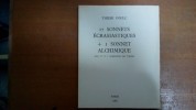 17 sonnets écrésiastiques + 1 sonnet alchimique.. FOULC Thieri