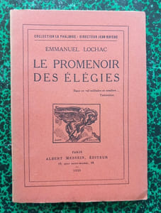 Le promenoir des élégies.