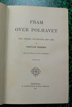 Fram over Polhavet ( Farthest North / Vers le Pôle ).. NANSEN Fridtjof