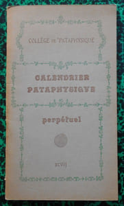Calendrier perpétuel.