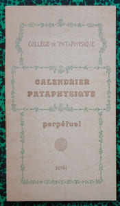 Calendrier perpétuel.