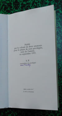 Lettre à l'Auteur de " Alfred Jarry biographie 1906-1962 " pouvant servir à cette dernière de complément.