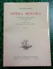 Opera Minora. MASSIGNON Louis
