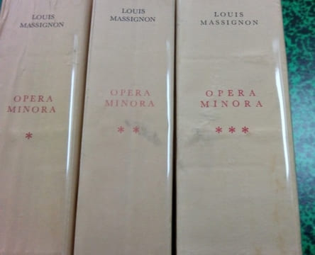 Opera Minora. MASSIGNON Louis