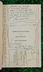 Liberté couleur de femme ou adieu Babylone.