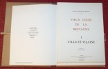 VIEUX LOGIS de BRETAGNE – 2 tomes. Jean-Pierre NAUDÉ des MOUTIS