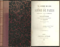 LA GUERRE DE 1870 ET LE SIEGE DE PARIS