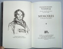 Mémoires écrits par lui-même. VIDOCQ François Eugène