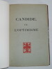 Candide ou L’Optimiste. Voltaire