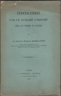 INTOXICATIONS PAR LE SUBLIMÉ CORROSIF chez les femmes en couches