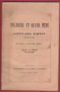 Toujours et quand même – Rennes 5 février 1880