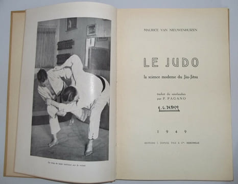 Le Judo, la science moderne du Jiu-Jitsu. Maurice Van Nieuwenhuizen