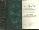 DICTIONNAIRE des RÉACTIFS CHIMIQUES. LASSAIGNE J.-L.