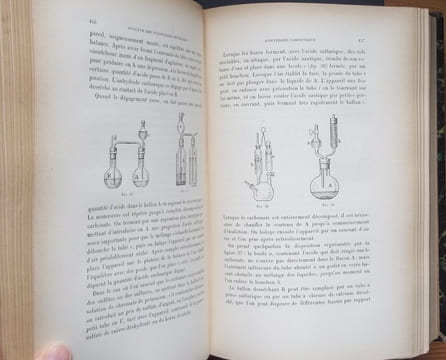 TRAITE D'ANALYSE des SUBSTANCES MINERALES – 3 Tomes. CARNOT Adolphe