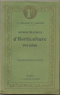 Notions pratiques d'HORTICULTURE POTAGERE