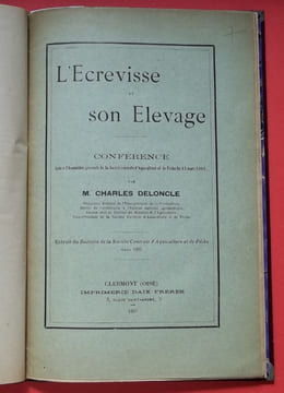 L’écrevisse et son élevage. Charles Deloncle