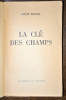  LA CLE DES CHAMPS,,. BRETON, ANDRÉ