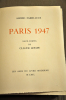 Paris 1947.. FABRE-LUCE, ALFRED