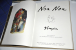 Noa Noa. P. Gauguin.. [GAUGUIN Paul] / ARTUR / FOURCADE / ZINGG