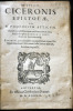 Epistolae ad T. Pomponium Atticum ex fide vetustissimorum codicum emendatae, studio et opera Simeonis Bosii [...]. . CICERON.