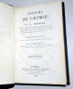 Systeme de la chimie traduit de l'anglais sur la cinquieme edition (de 1817) par J. Riffault.. THOMAS THOMSON
