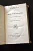 Annales de Chimie et de Physique.. GAY-LUSSAC ; ARAGO ; POISSON ; BECQUEREL ; FRESNEL ; FARADAY ; FOURIER 