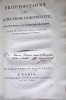 Premier volume : J.M FRETEAU: Essai sur l'asphyxie de l'enfant nouveau né (no 64 ) An VIIV.F. A. LEGOUPIL : Dissertation sur l'operation de la hernie ...