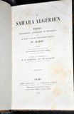  Le SAHARA Algérien. Etudes géogr.... DAUMAS (Colonel); RICHARD (Charles-Lou...