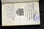 Le Directoire des mourans, à l'usage de l'Ordre des Chartreux, traduit du latin en françois,. 